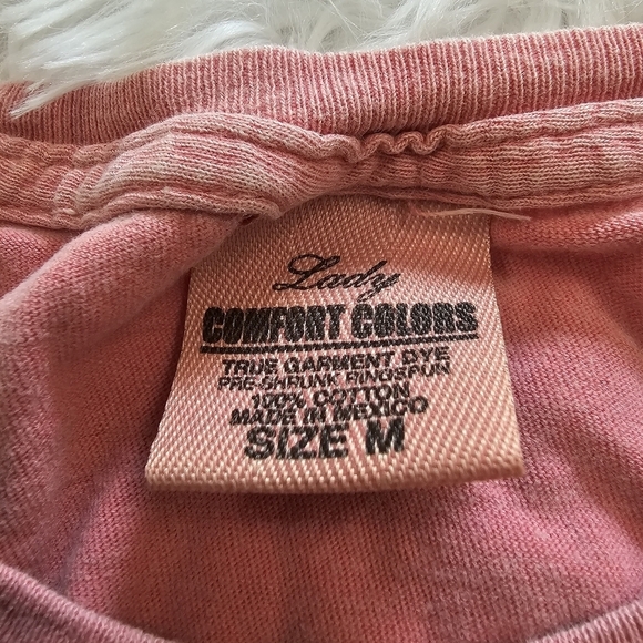 Mauve Charleston SC vacation tee size medium - Picture 3 of 5